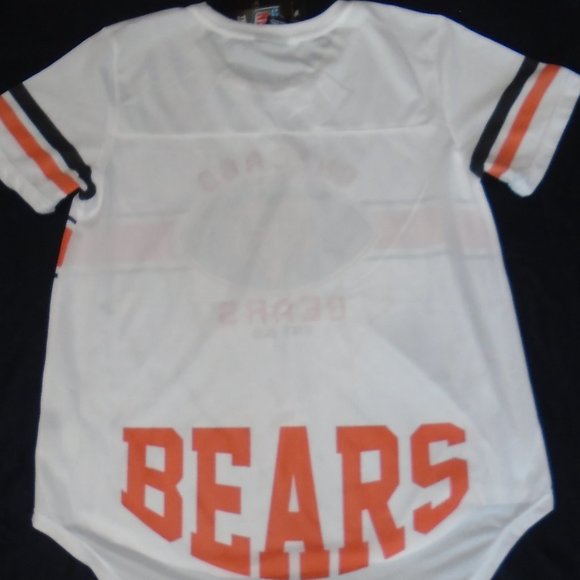 Chicago Bears Women's Retro Embroidered Crew Neck Football Jersey Shirt Size XL - Picture 2 of 2